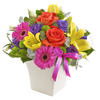 Happy Birthday Vibrant Exquisite Arrangement