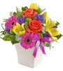 Happy Birthday Vibrant Exquisite Arrangement