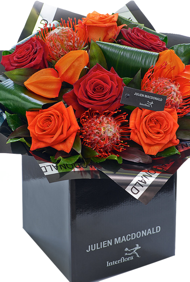 Julien Macdonald Dazzling Autumn Rose Hand tied