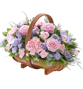 Mixed Basket Pink and Lilac
