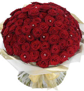 Ultimate 100 Grand Prix Rose Hand tied