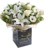 White Radiance Hand tied
